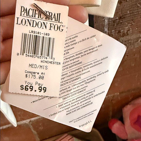 London Fog Women's Cream Trench Coat - Picture 3 of 7